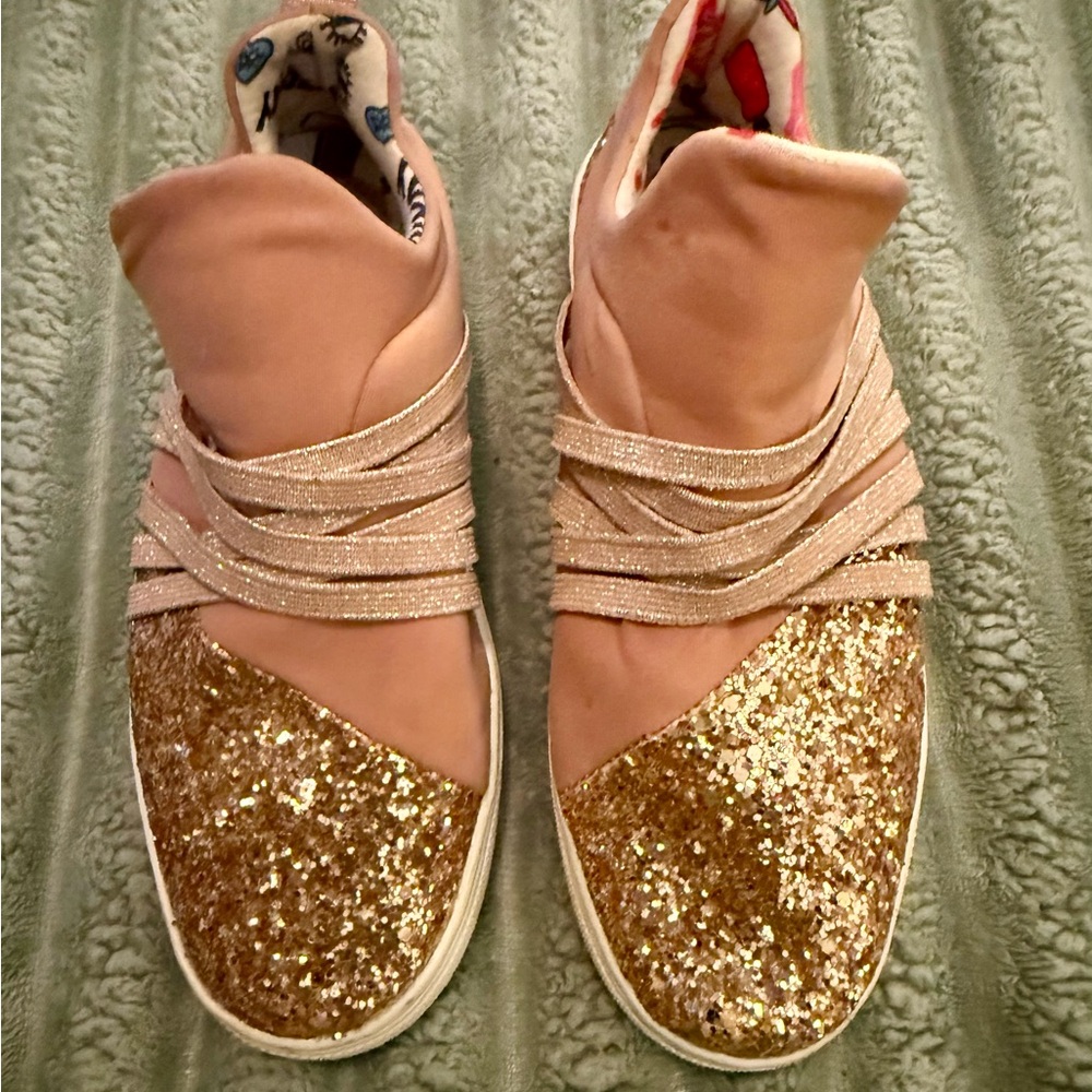 Girls Madden Girl Glittery Pink Shoes